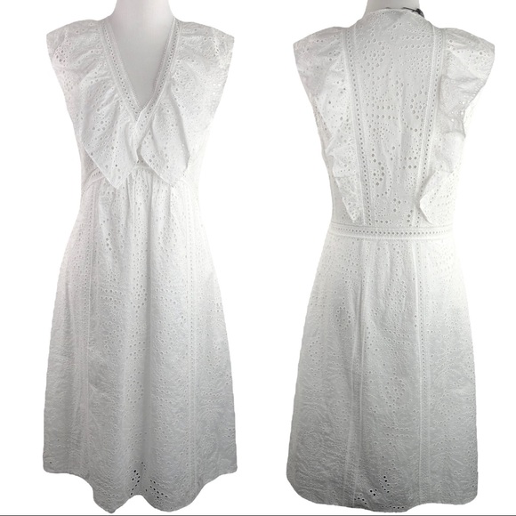 Burberry Beckie Eyelet Ruffle Dress - Picture 2 of 9